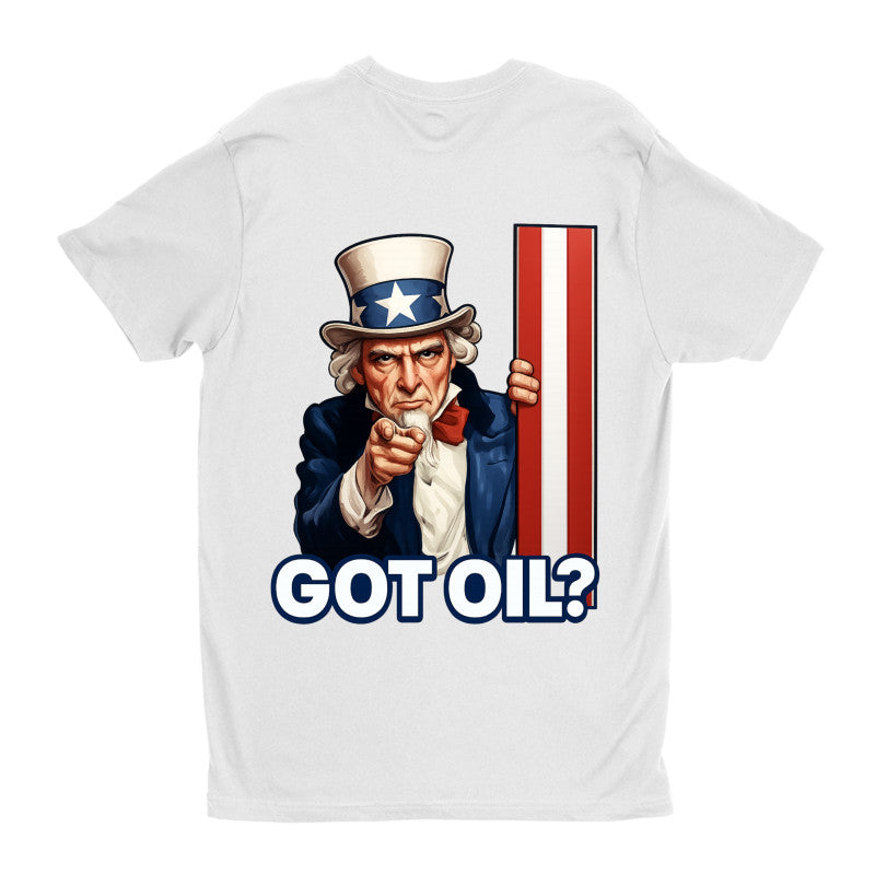 Got Oil? Uncle Sam T-Shirt – Fitted Premium Tee for Gamers